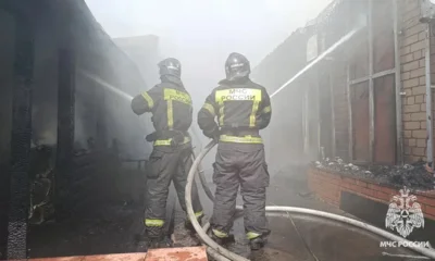 На пожаре в Орле мужчина получил ожоги рук