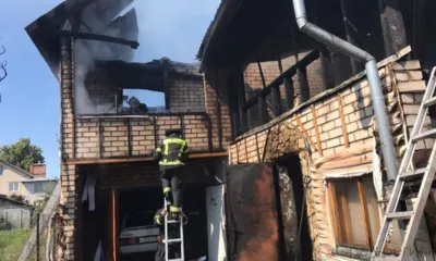 В Орле на пожаре пострадал человек