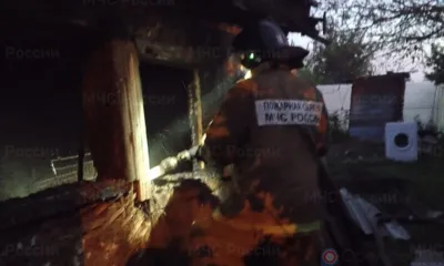 В ночном пожаре под Орлом погибла 86-летняя пенсионерка