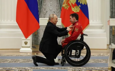 Фото 4. Владимир Путин назвал выступление наших спортсменов на Паралимпийских зимних играх «поистине невероятным»