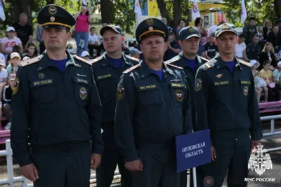 Орловские газодымозащитники вошли в тройку лучших в ЦФО