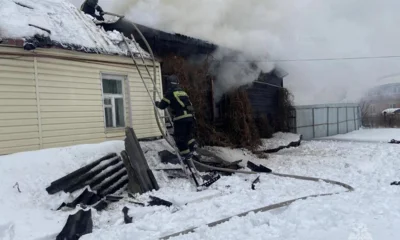 В утреннем пожаре на 1-й Пушкарной в Орле погиб мужчина