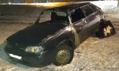 Под Орлом в результате аварии пострадали два человека