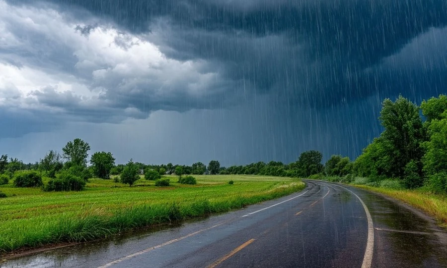 Дождь и ветер до 18 м/с задержатся на Орловщине на несколько дней