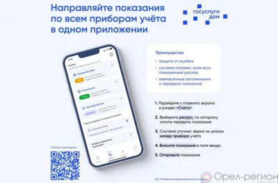 Более 11 тысяч орловцев используют мобильное приложение «Госуслуги.Дом»