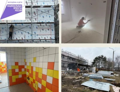 Ремонт Образцовской СОШ под Орлом идёт по графику