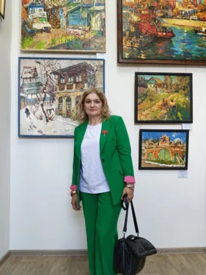 Фото 3. В Орле в Доме книги открылась выставка произведений орловских художников