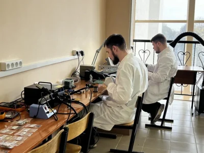 Фото 2. Первый канал готовит репортаж о передовых разработках Орловского государственного университета