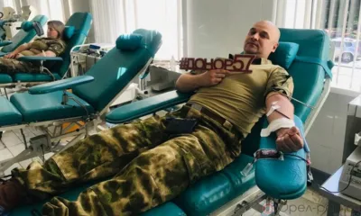 Орловцы из отряда «Бригада Катукова» стали донорами крови для участников СВО