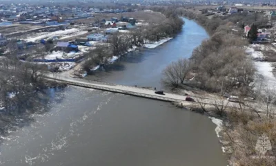 В Орловском МО подтоплен мост в районе Гати
