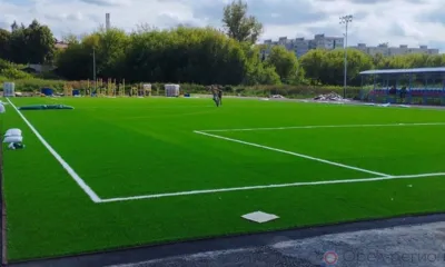 В Мценске завершается строительство «умной» спортплощадки за 27 млн рублей