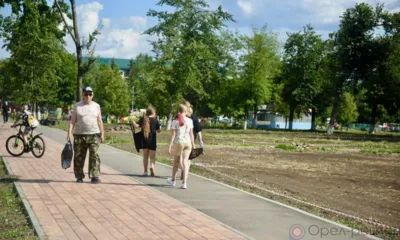 В Мценске завершается благоустройство общественных и дворовых территорий