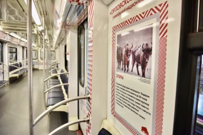 Фото 2. Пассажиры московского метро познакомятся с Орловской областью