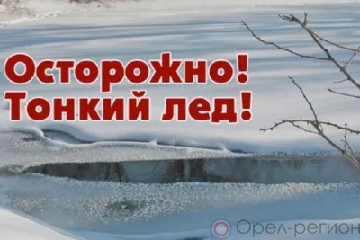 15 ноября на Орловщине стартовала ежегодная профилактическая акция «Безопасный лёд»