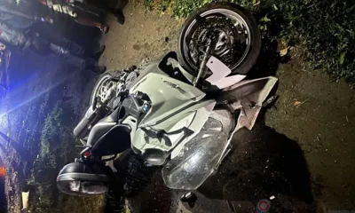 Под Орлом мотоциклист без прав попал в ДТП при попытке обгона