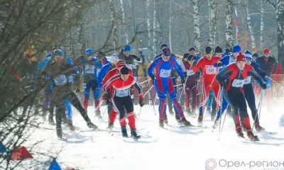 Около 1500 орловцев приняли участие в «Лыжне России»