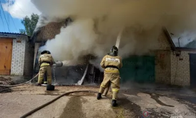Орловец попал в больницу после пожара в гараже