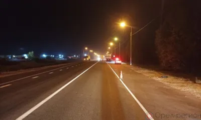 Под Орлом фура сбила 77-летнего мужчину