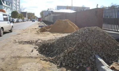 В Орле продолжаются ремонтные работы на ул. Пионерской