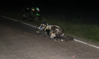 Под Орлом два несовершеннолетних мотоциклиста не поделили дорогу