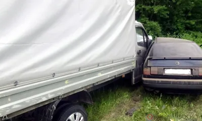 На трассе «Орёл - Брянск» Volkswagen протаранил Газель