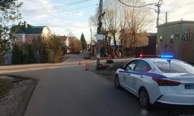 В Орле 14-летняя мотоциклистка сбила 8-летнего мальчика