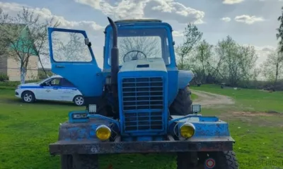 Орловец попал под колёса собственного трактора