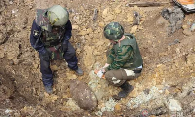 Орловские спасатели за сутки обезвредили более 40 взрывоопасных предметов времён ВОВ