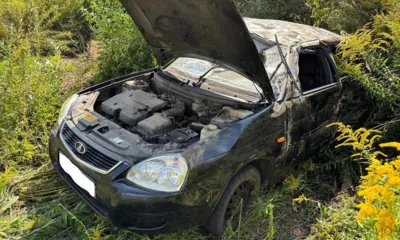 Под Орлом в результате лобового столкновения двух автомобилей пострадали трое