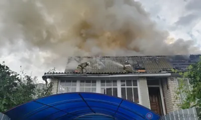 Под Орлом гроза стала причиной пожара в доме