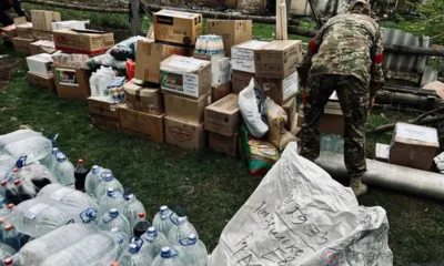 Артиллеристы получили двухтонную посылку от Орловщины