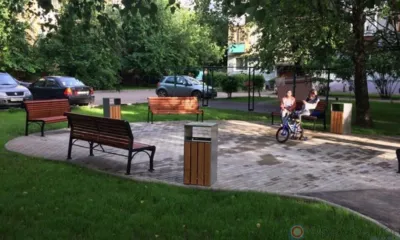 В Залегощенском районе продолжается благоустройство территорий