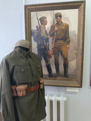 Фото 6. Рисуют мужчины войну: В Орле открылась экспозиция произведений членов Студии военных художников им. М. Б. Грекова