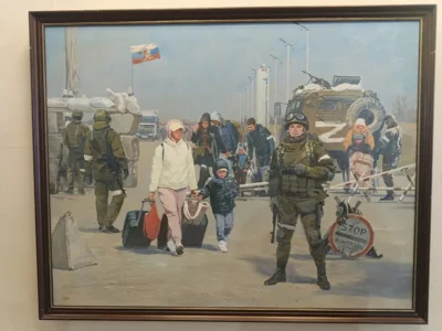 Фото 9. Рисуют мужчины войну: В Орле открылась экспозиция произведений членов Студии военных художников им. М. Б. Грекова