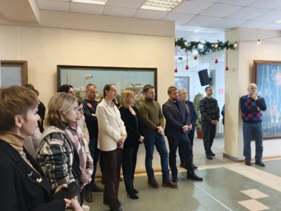 Фото 10. Рисуют мужчины войну: В Орле открылась экспозиция произведений членов Студии военных художников им. М. Б. Грекова