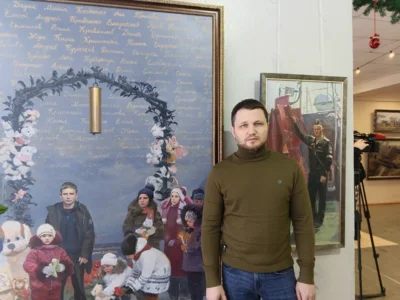 Фото 12. Рисуют мужчины войну: В Орле открылась экспозиция произведений членов Студии военных художников им. М. Б. Грекова