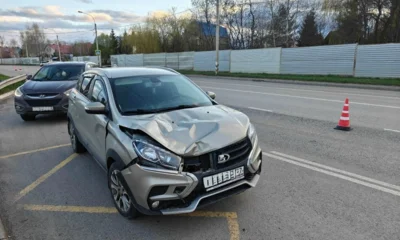 В Орле в результате столкновения двух автомобилей пострадала женщина-пешеход