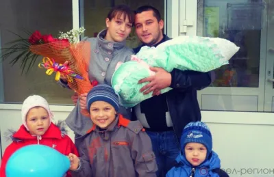 В дружной семье Тишиных из Корсаковского района растут пятеро детей