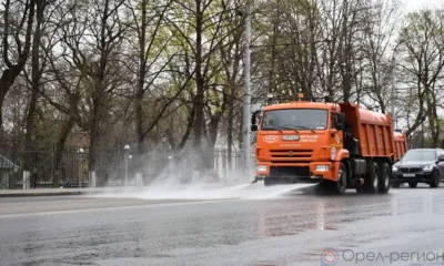 В Орле накануне провели ямочный ремонт улиц Лужковской, Песковской и Латышских стрелков
