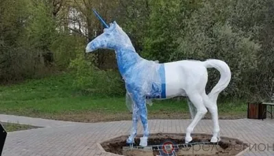 Для парка-усадьбы Шеншиных под Орлом доставили 9 единорогов