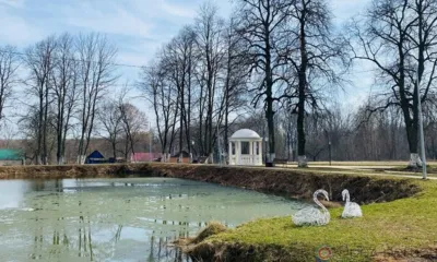 В Мценском районе начался второй этап благоустройства парка Шеншиных