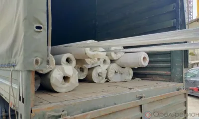 Из Орла на белгородское направление отправлены стройматериалы