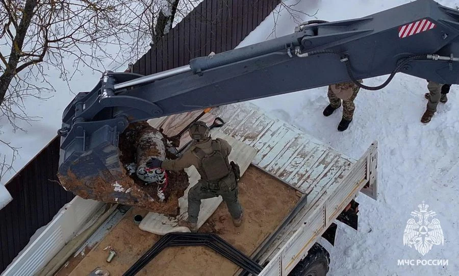 Орловское МЧС рассказало об уничтожении боеприпаса. Фоторепортаж