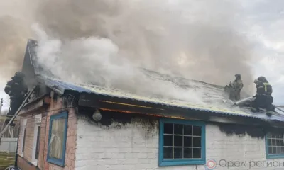 Орловца госпитализировали после пожара в доме