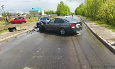 В Орле при лобовом столкновении BMW и Audi пострадала 27-летняя пассажирка