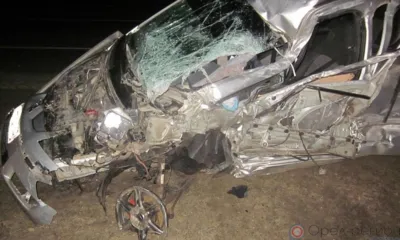 В Орловской области лоб в лоб столкнулись два автомобиля