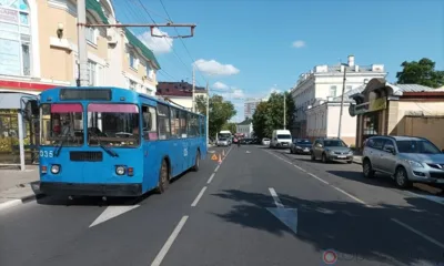 В Орле троллейбус наехал на 82-летнего пенсионера
