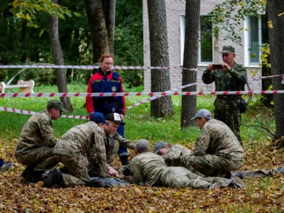 Фото 1. Шаблыкинские школьники разгадали «Код защитника»
