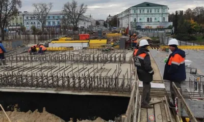 В Орле начали демонтаж центрального пролёта Красного моста