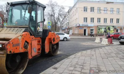 Орловцев избавили от «озера» напротив главного корпуса ОГУ им. И.С. Тургенева